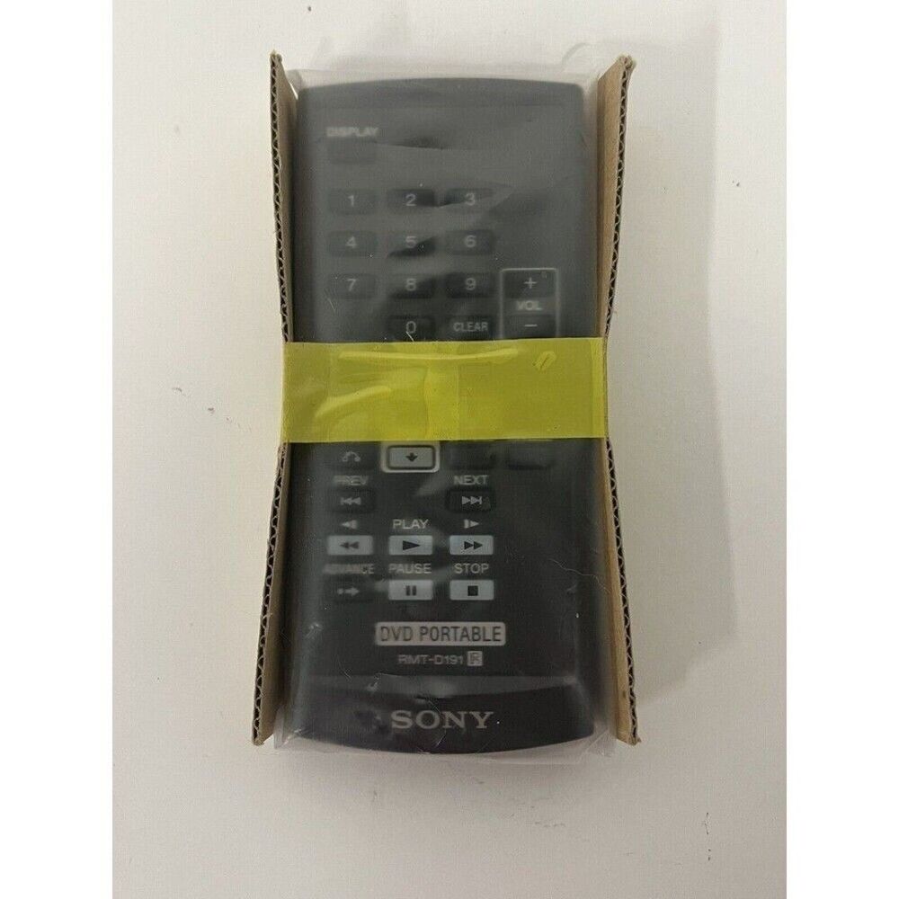 Genuine Sony RMT-D191 DVD Portable Remote Control New